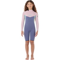Junior Dawn Patrol 2mm Rückenreißverschluss Langärmel Frühlings-Neoprenanzug